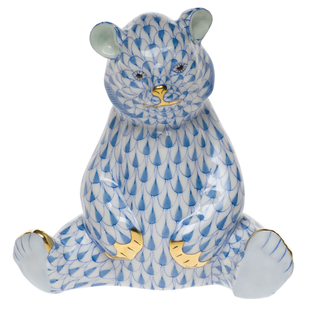 Baby Bear Sitting — Blue