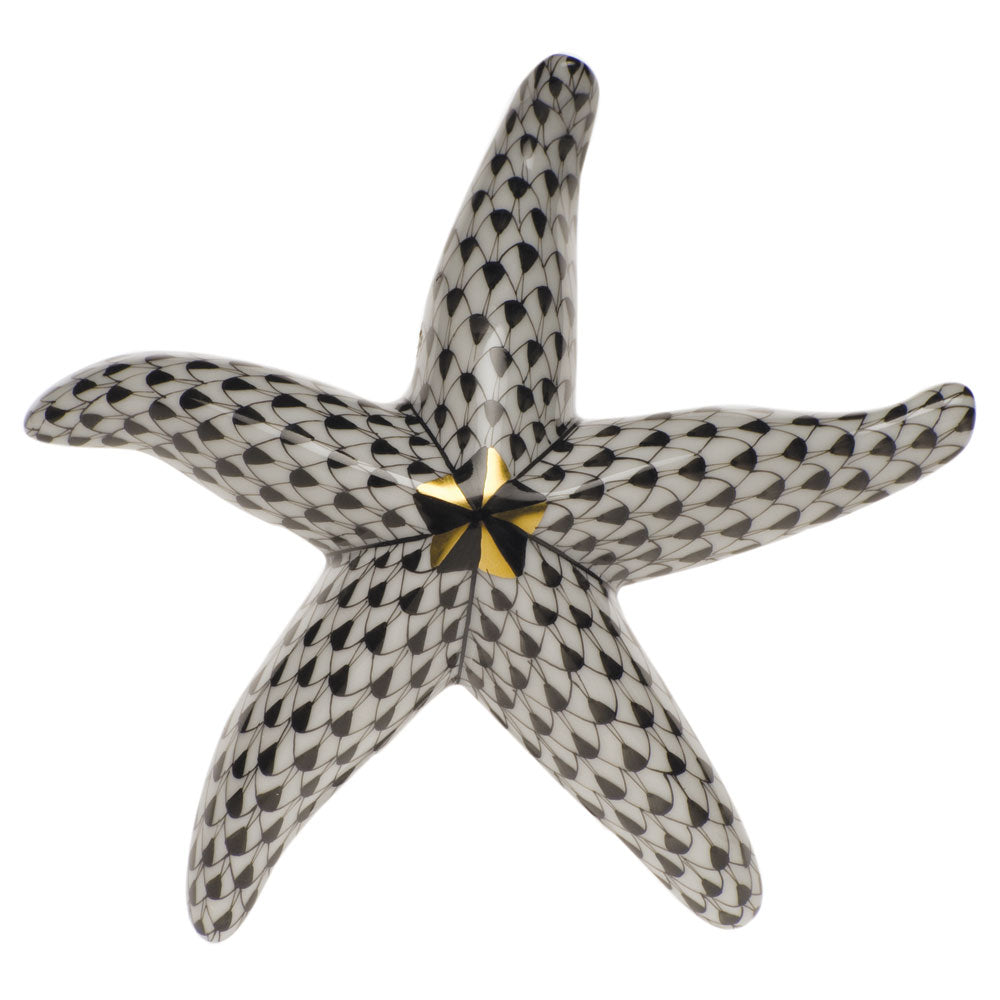 Medium Starfish — Black