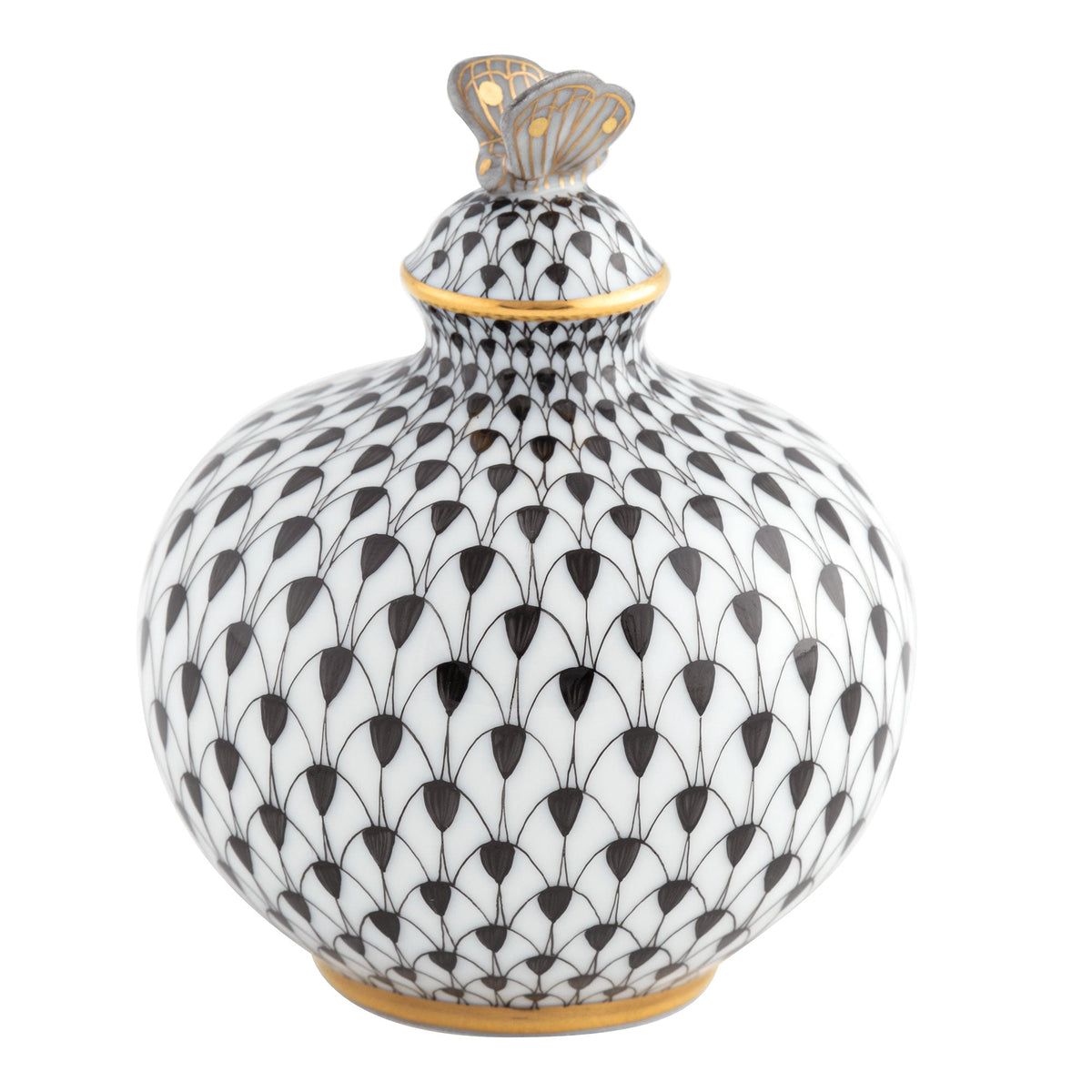 Perfume Bottle Figurine — Black