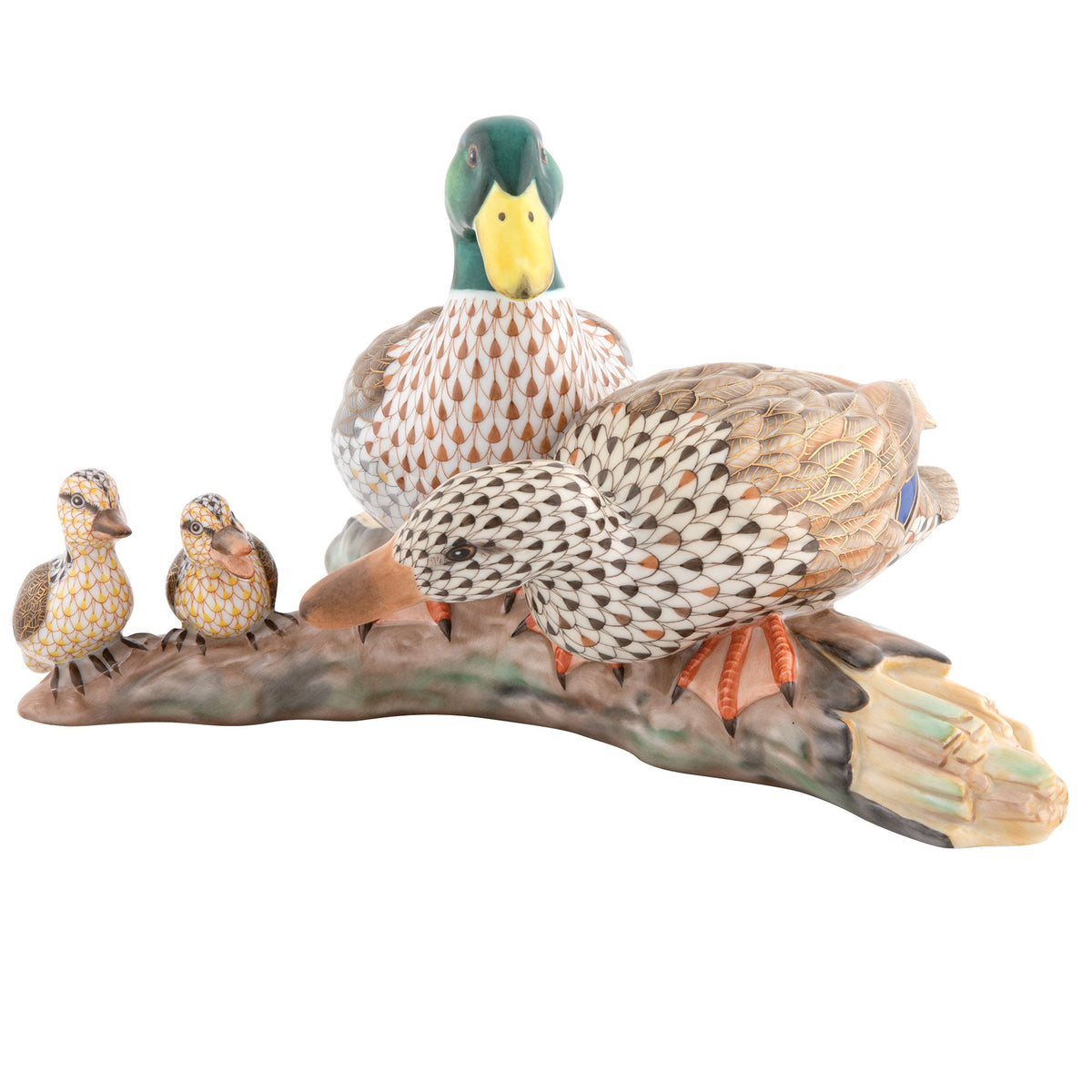Mallard Duck Family — Multicolor
