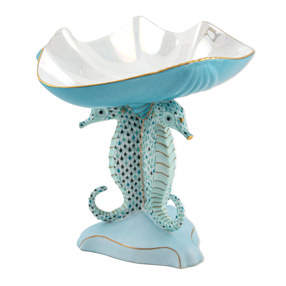 Seahorse Shell Compote — Multicolor