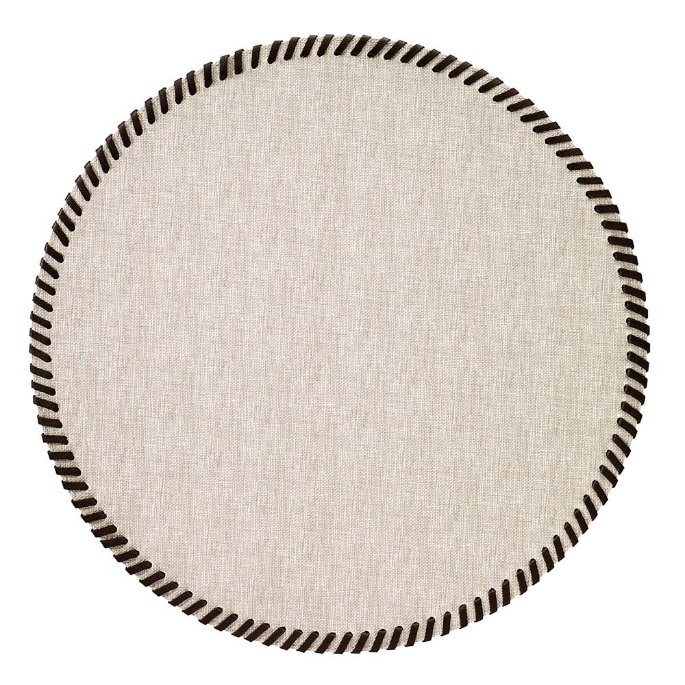 Whipstitch Round Mat