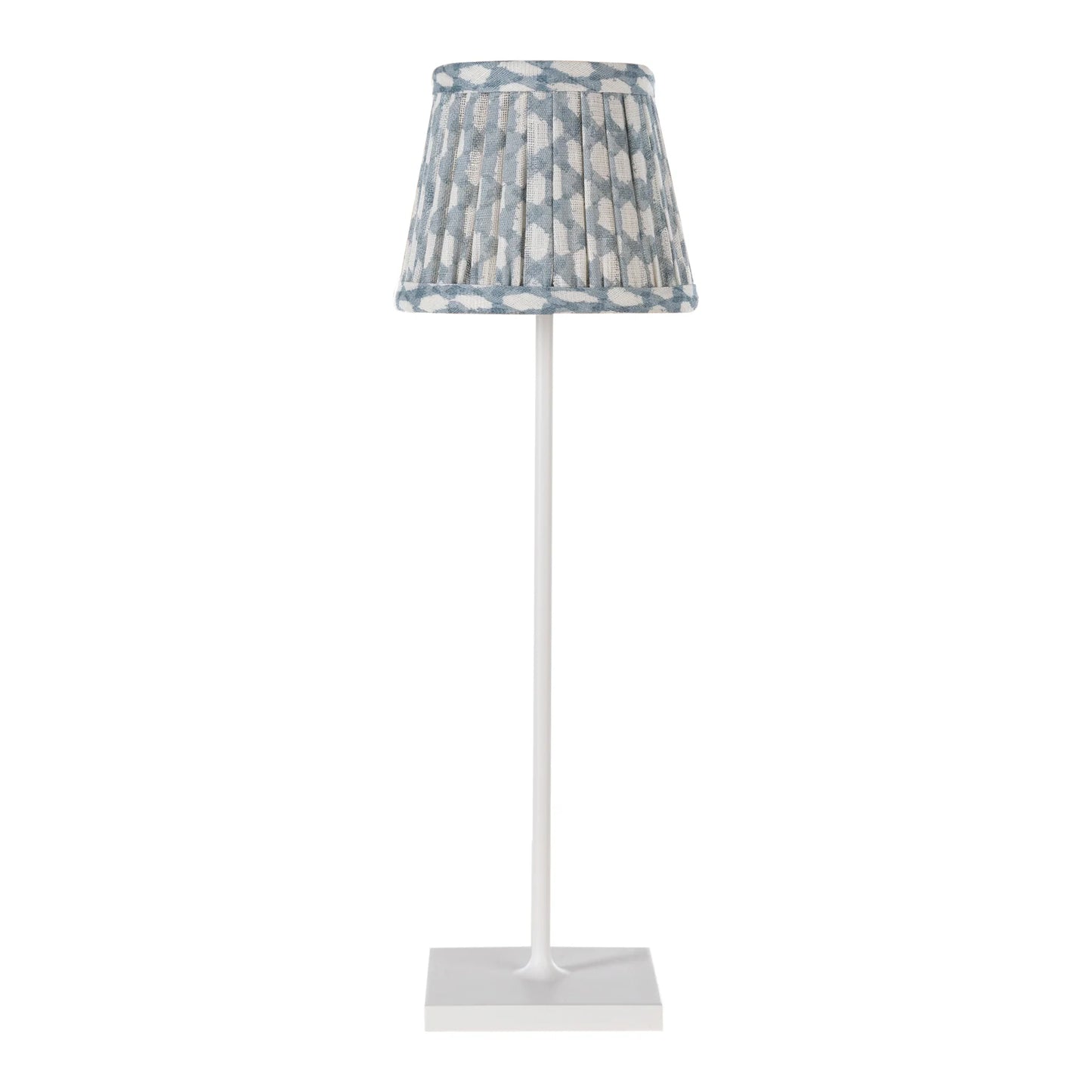 Zafferano x Fermoie - Light Blue Wicker Lampshade