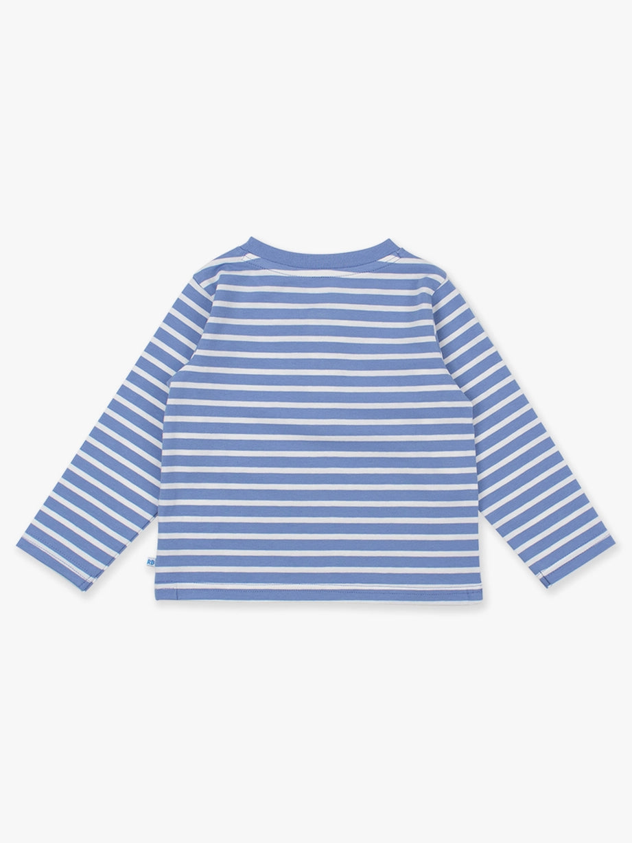Striped Pumpkin Long Sleeve Tee