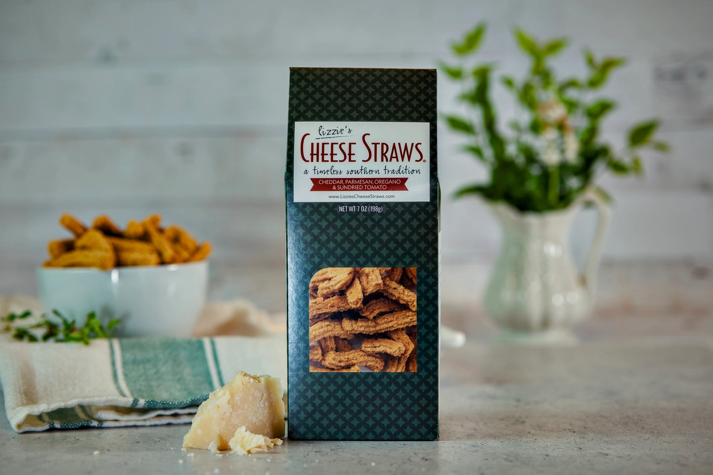 7 oz Parmesan Cheddar Cheese Straws