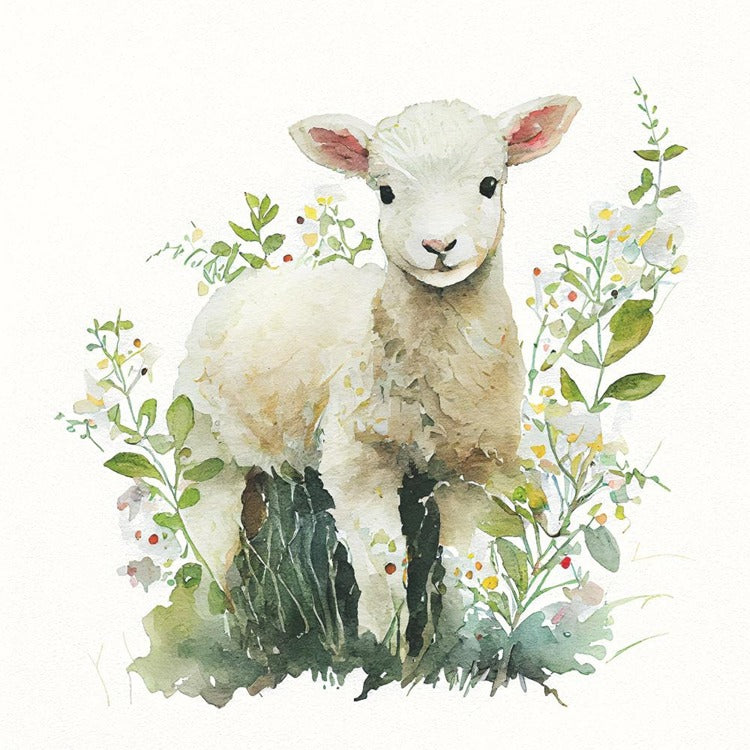 Lamb Cocktail Napkin