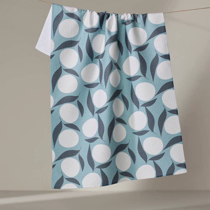 Bouncing Blooms Tea Towel