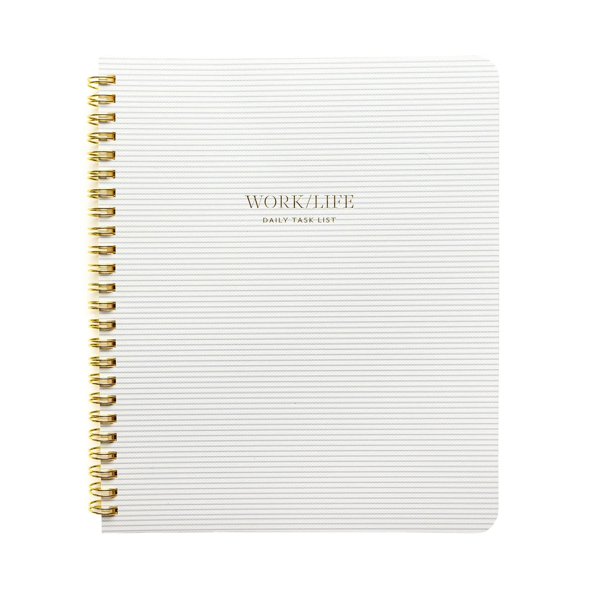 Work/Life Notebook, Grey Stripe