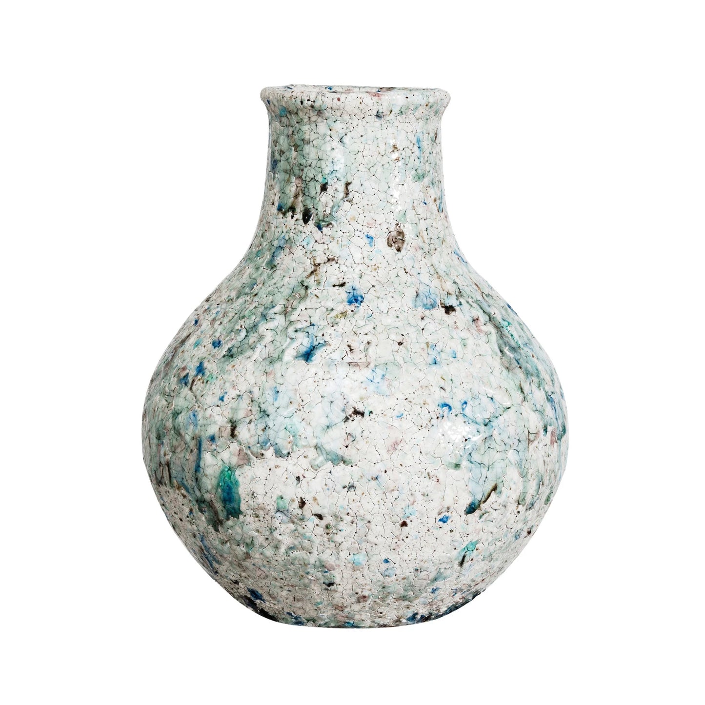 Round Decorative Terra-cotta Vase