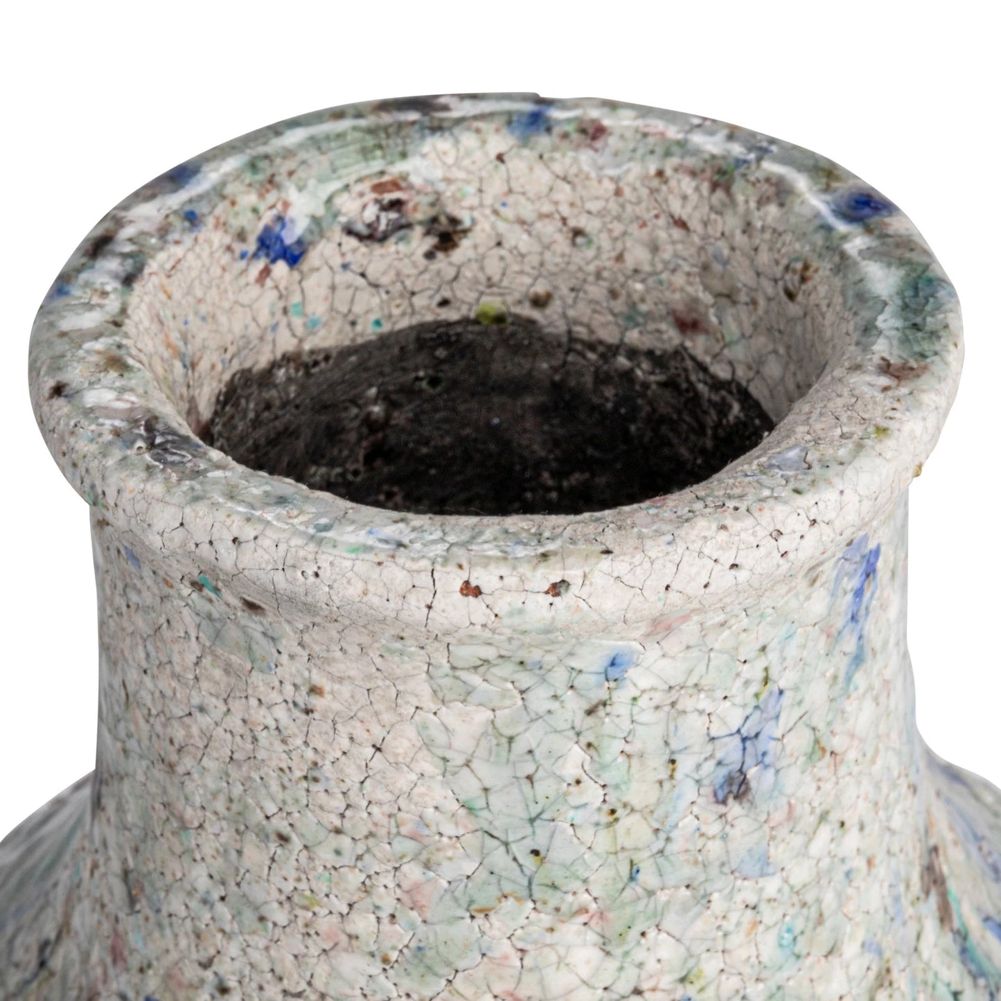 Round Decorative Terra-cotta Vase