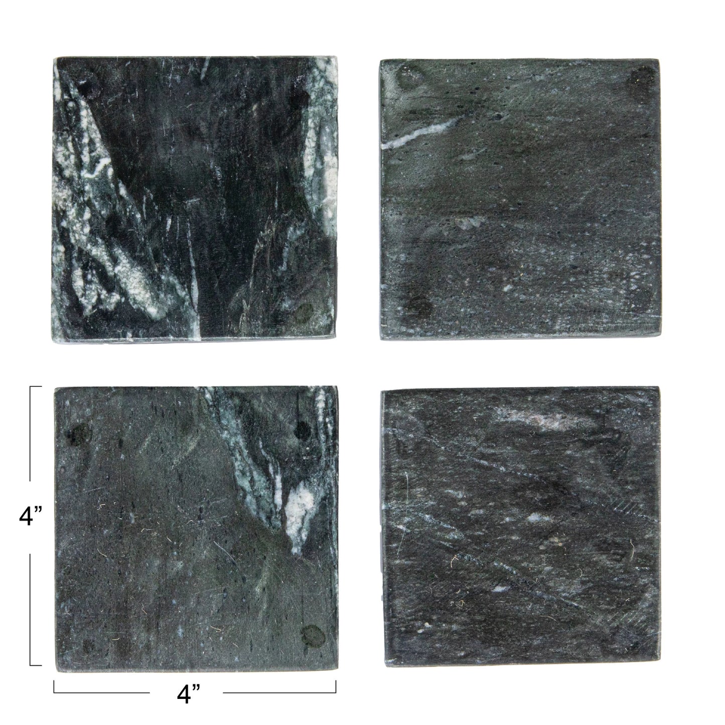 Marble Coasters Set