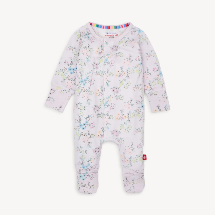 Emily Modal Footie with Ruffle