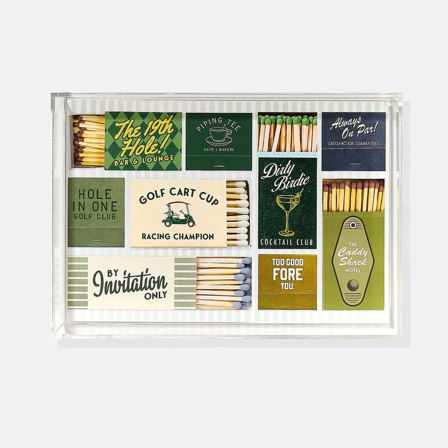 Golf Matchbook Small Tray