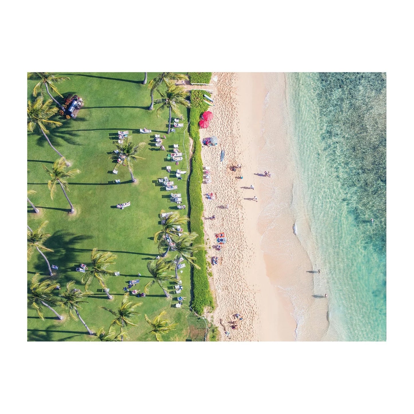 "The Hawaii Beach" Double-Sided Beach Puzzle by Gray Malin