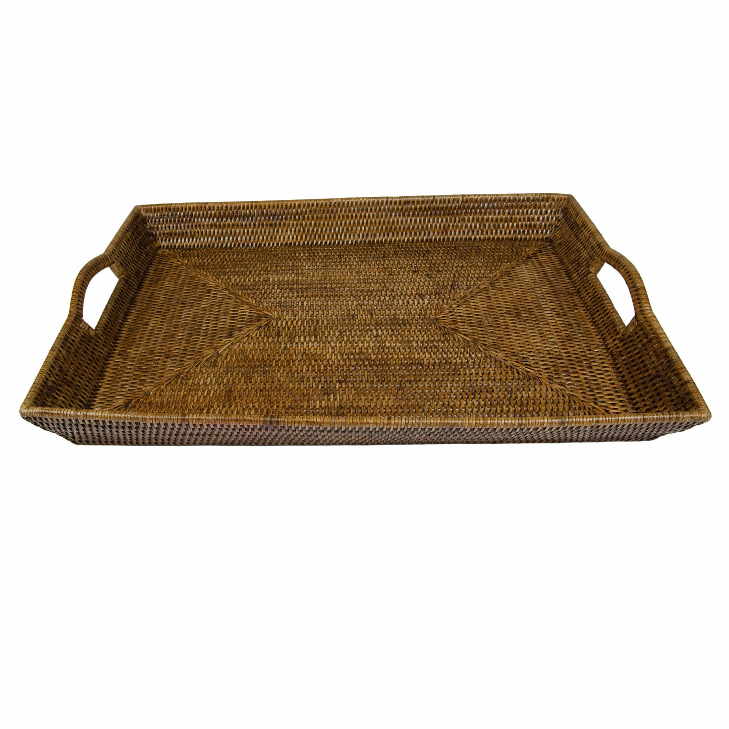 Rattan Extra Large Rectangle Tray