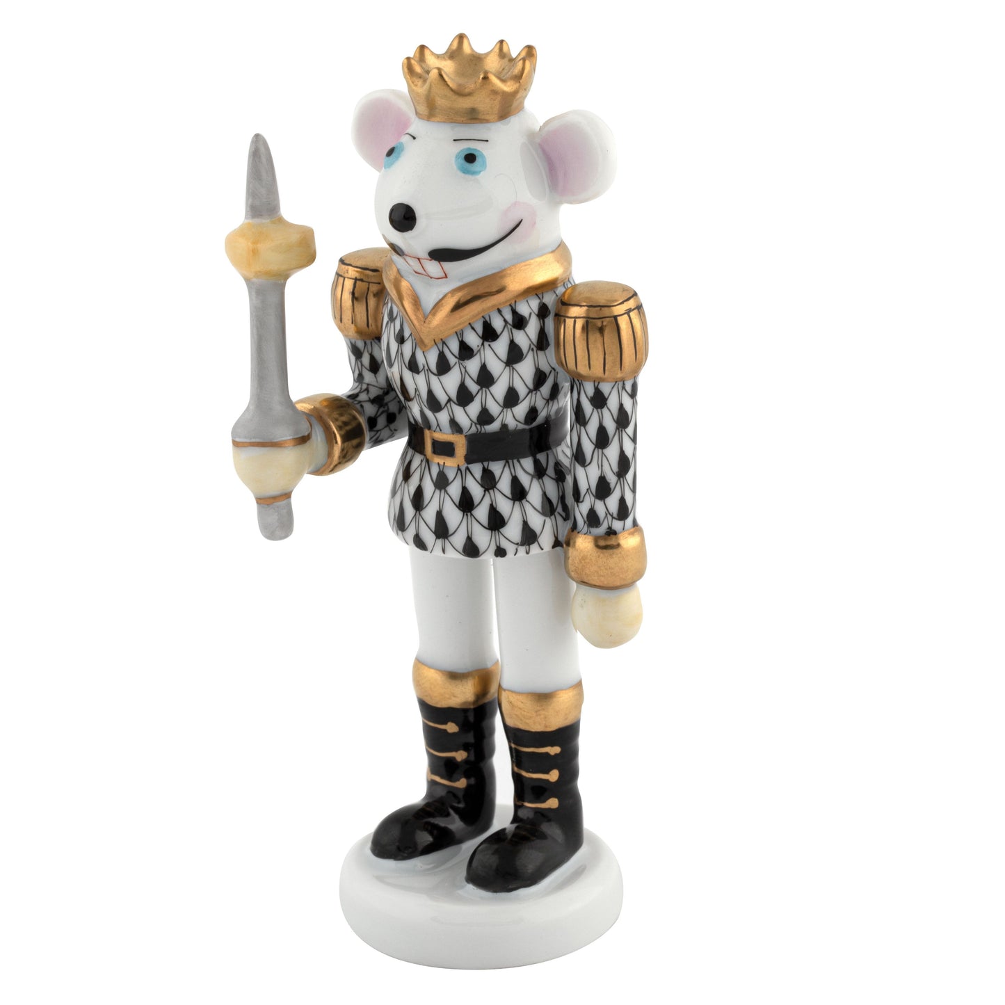 Mouse King Nutcracker in Black