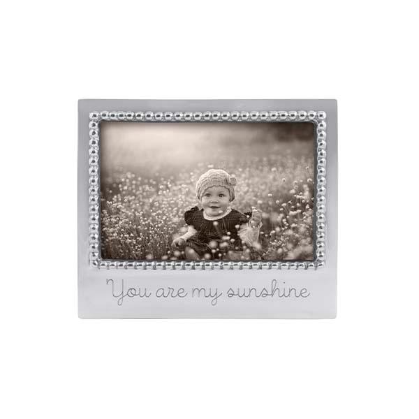 YOU ARE MY SUNSHINE Beaded 4x6 Frame