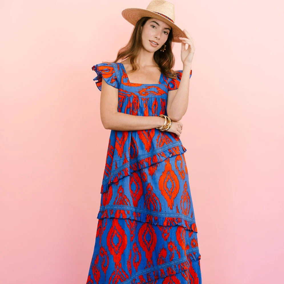 Zicatela Ikat Olla Dress