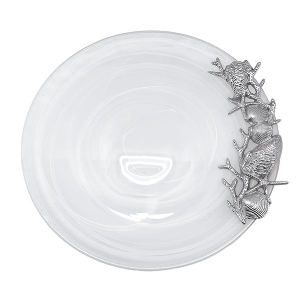 Alabaster White Seaside Platter