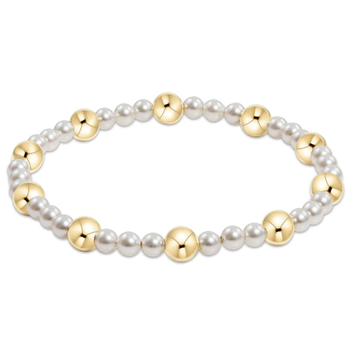 Sincerity 4mm Pearl Bead Bracelet