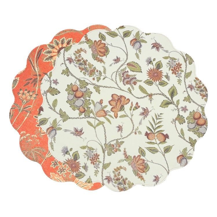 VIDA Reversible Round Placemats Set of 4