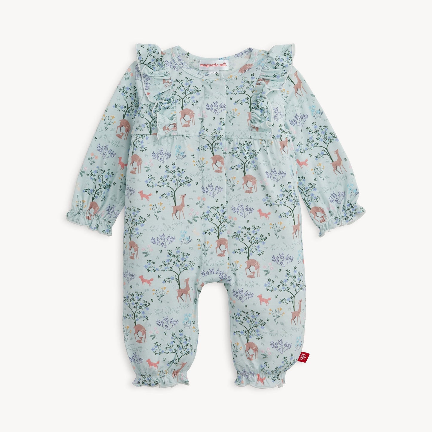 Love You Deerly Modal Ruffle Romper