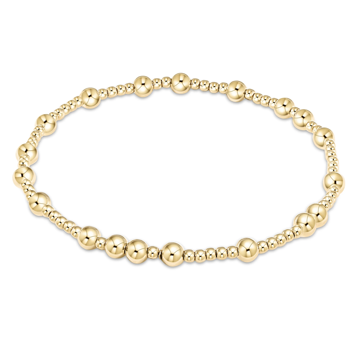 egirl Hope Unwritten 4mm Gold Bead Bracelet