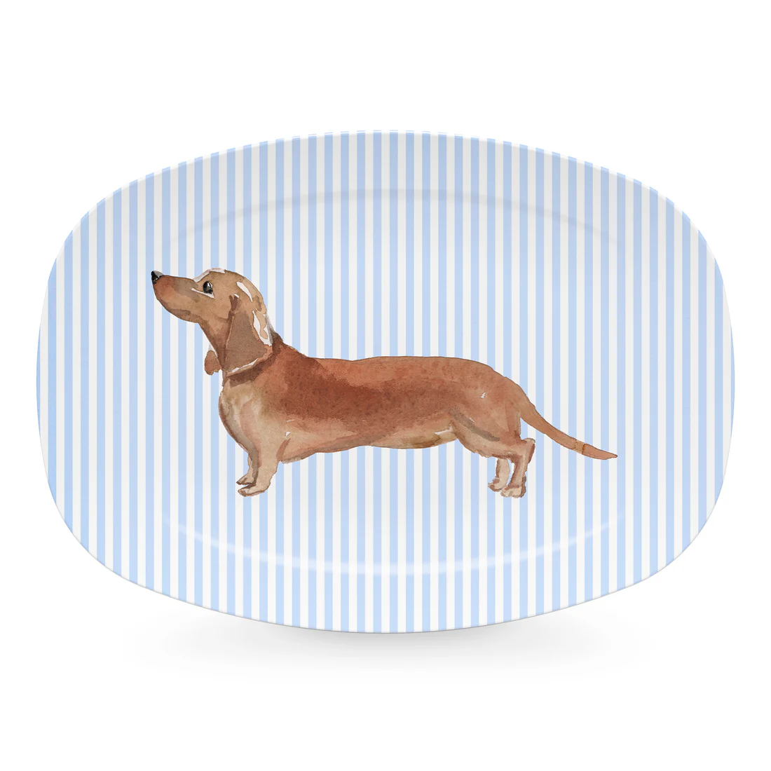 Best Friends Tan Dachshund Platter