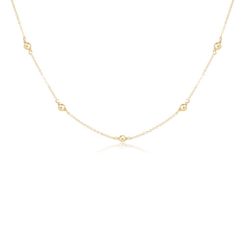 15" Choker Simplicity Chain Gold - Classic 4mm Gold