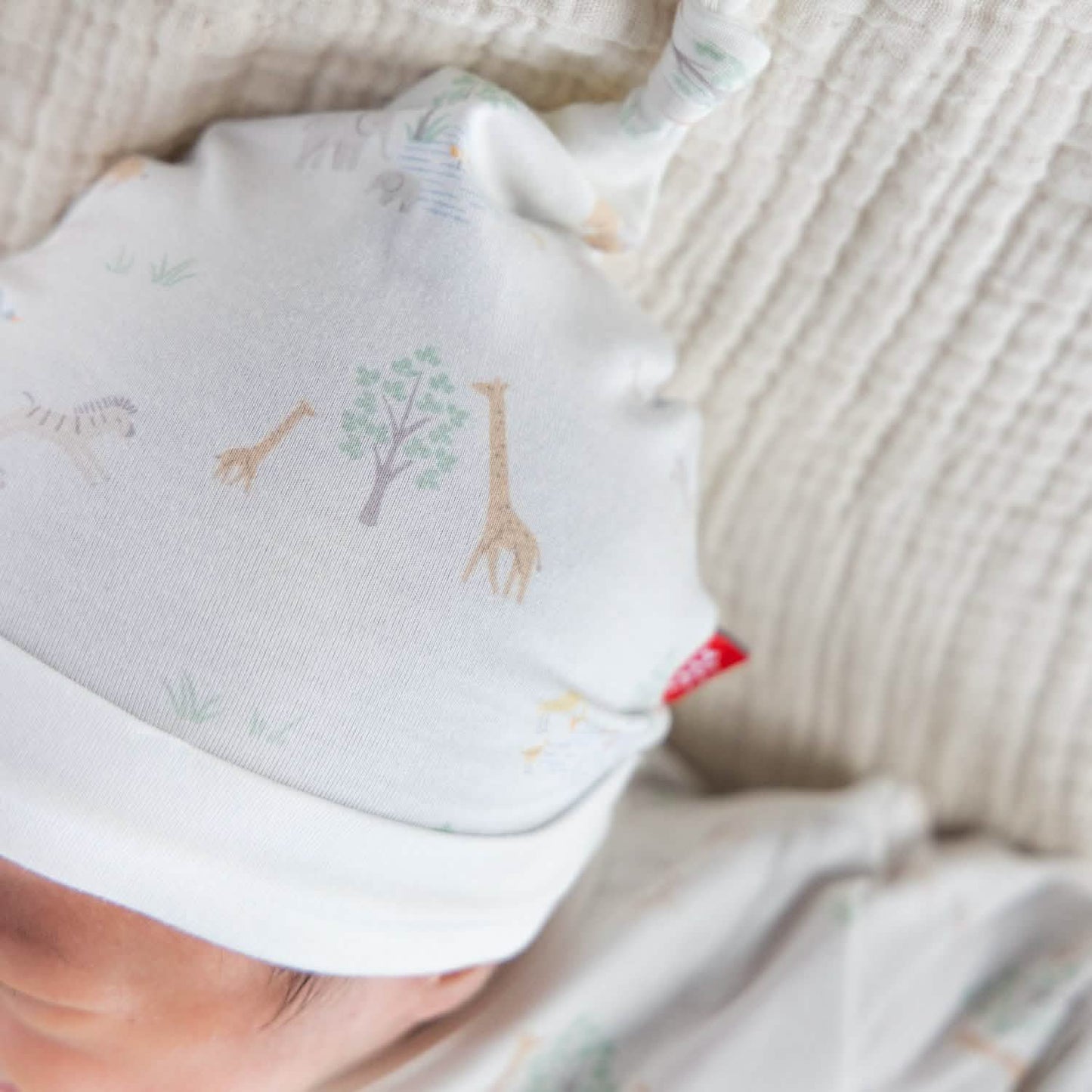 White Serene Safari Gown + Hat Set