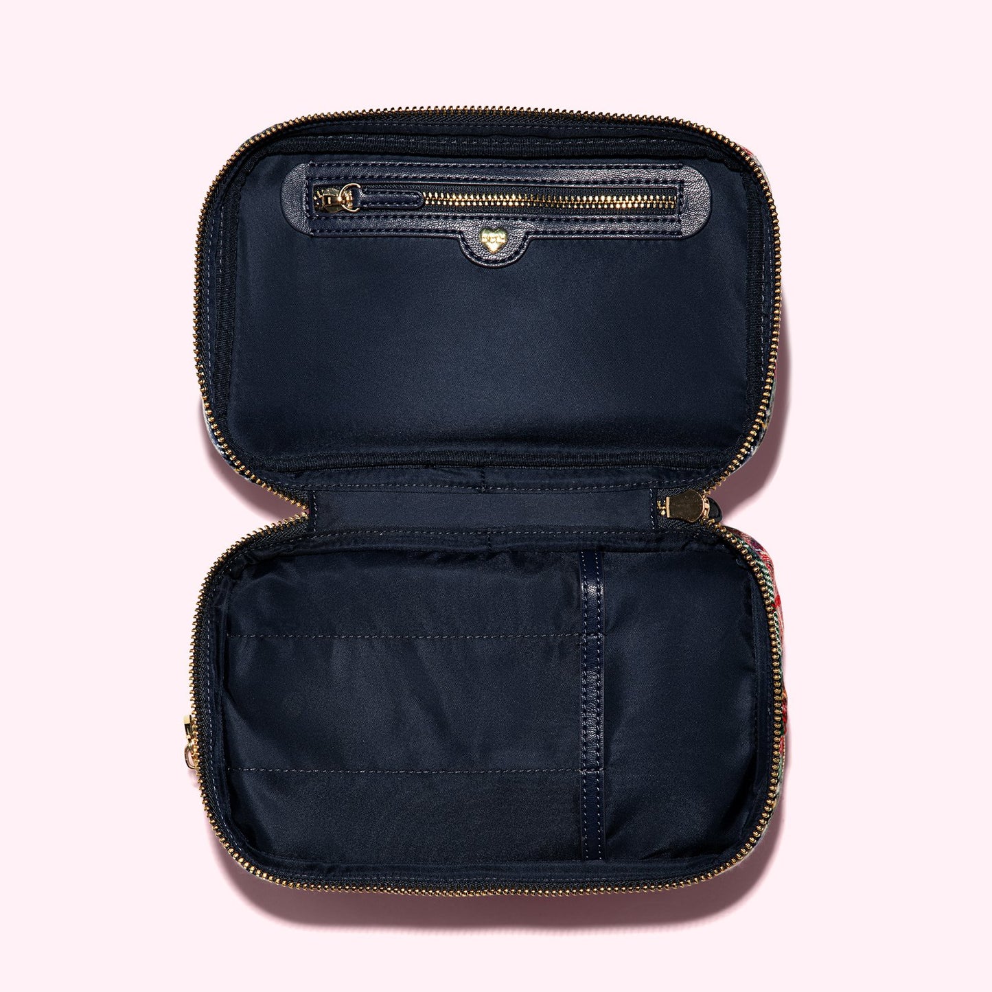 SCL Christmas Plaid Double Zip Pouch