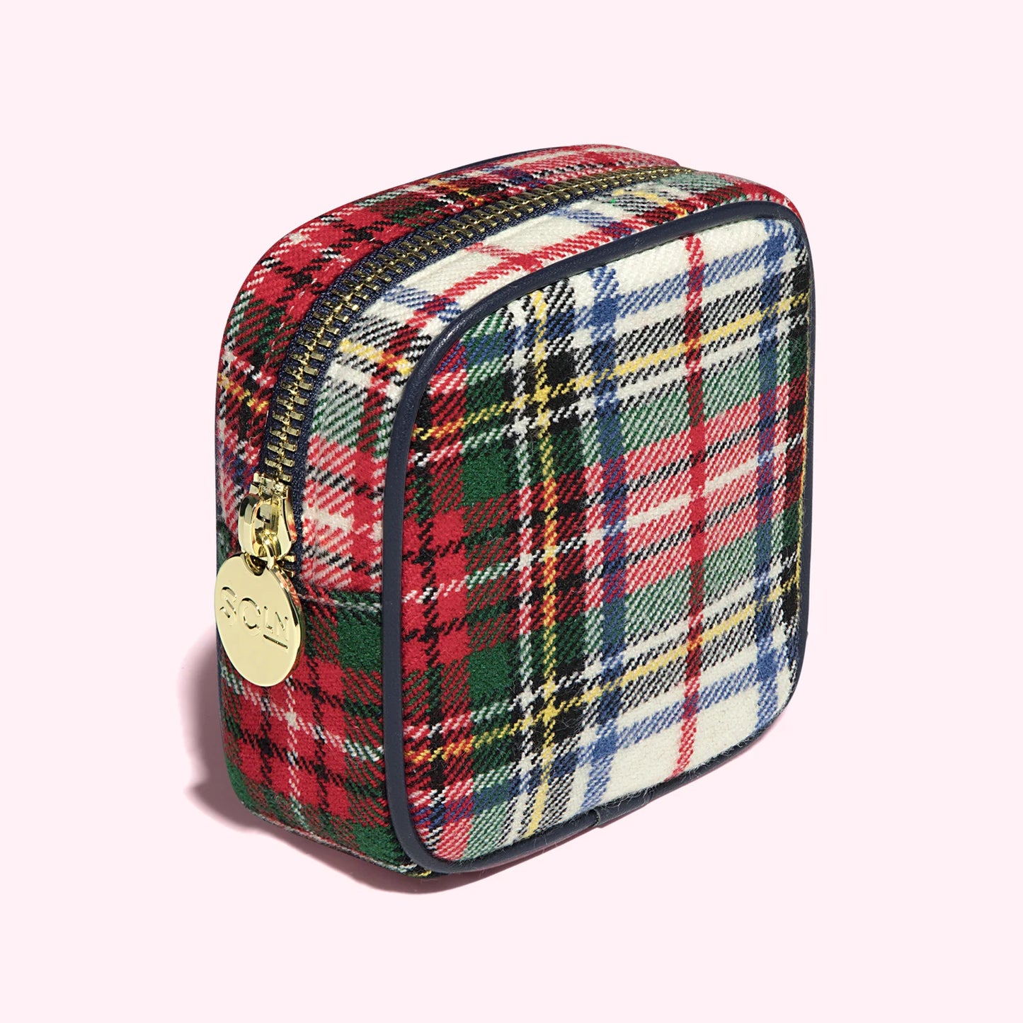 SCL Christmas Plaid Mini Pouch
