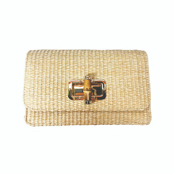 Lilly Straw Clutch