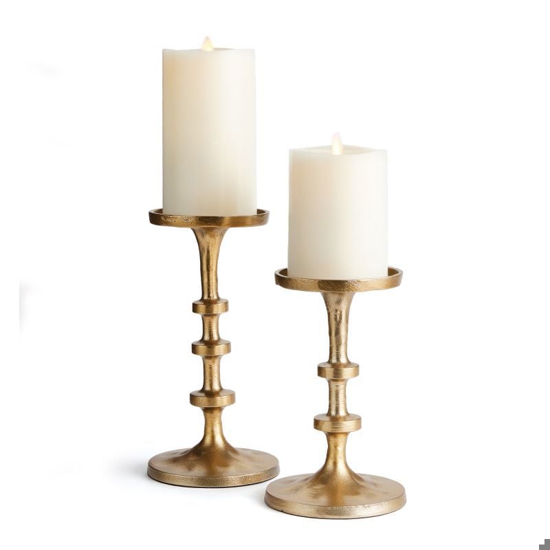 Napa Home & Garden Abacus Petite Candle Stands, Set of 2