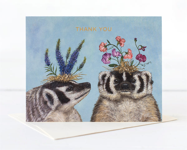 Thank You Badger Sisters Card