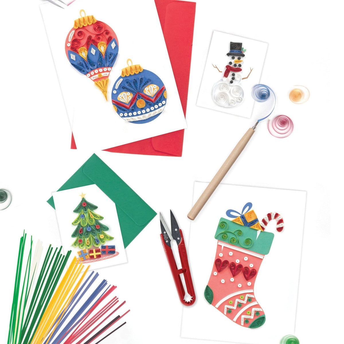 Quilling Card Create-a-Quill DIY Quilling Kit | Holiday
