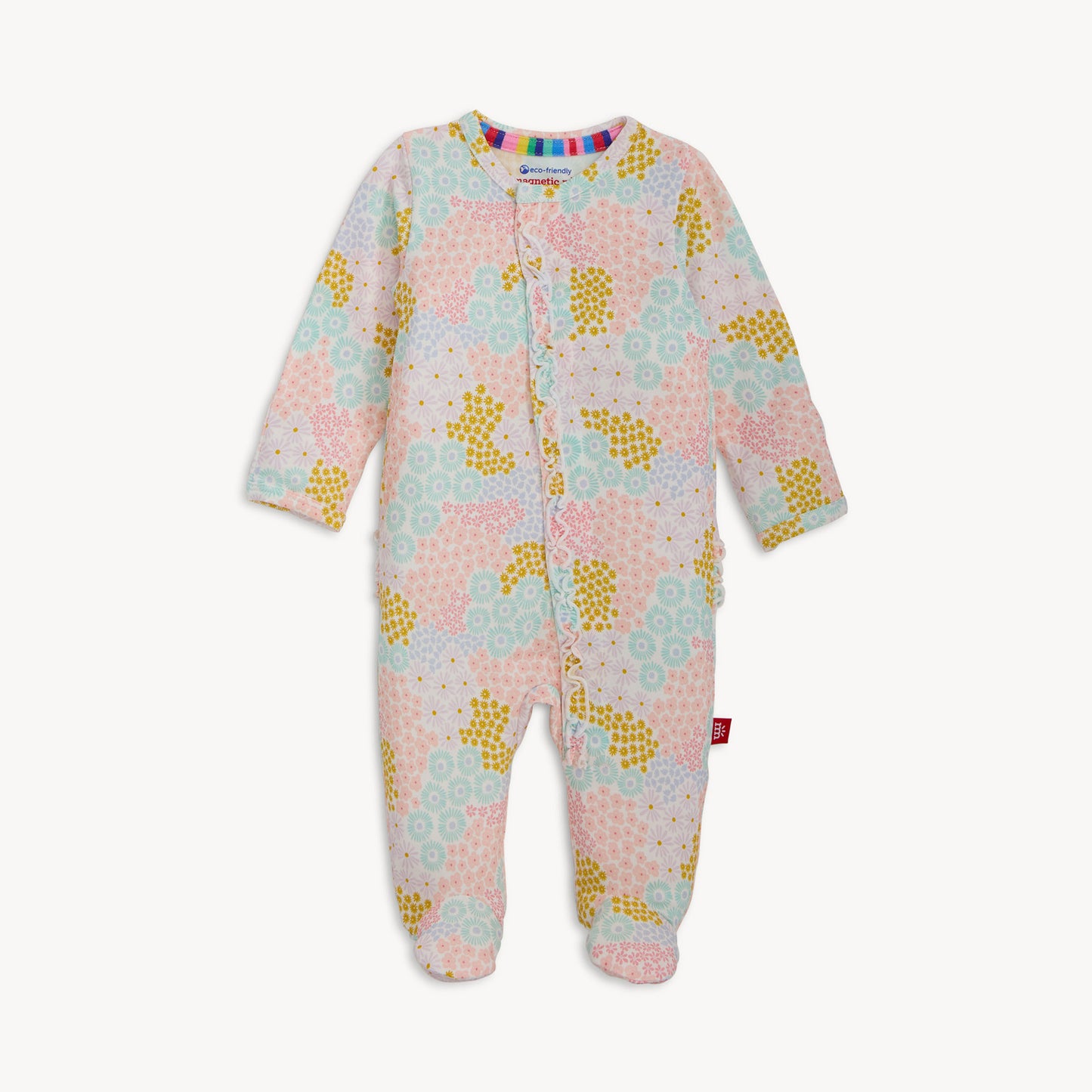 Harper Modal Magnetic Footie w/ Ruffle