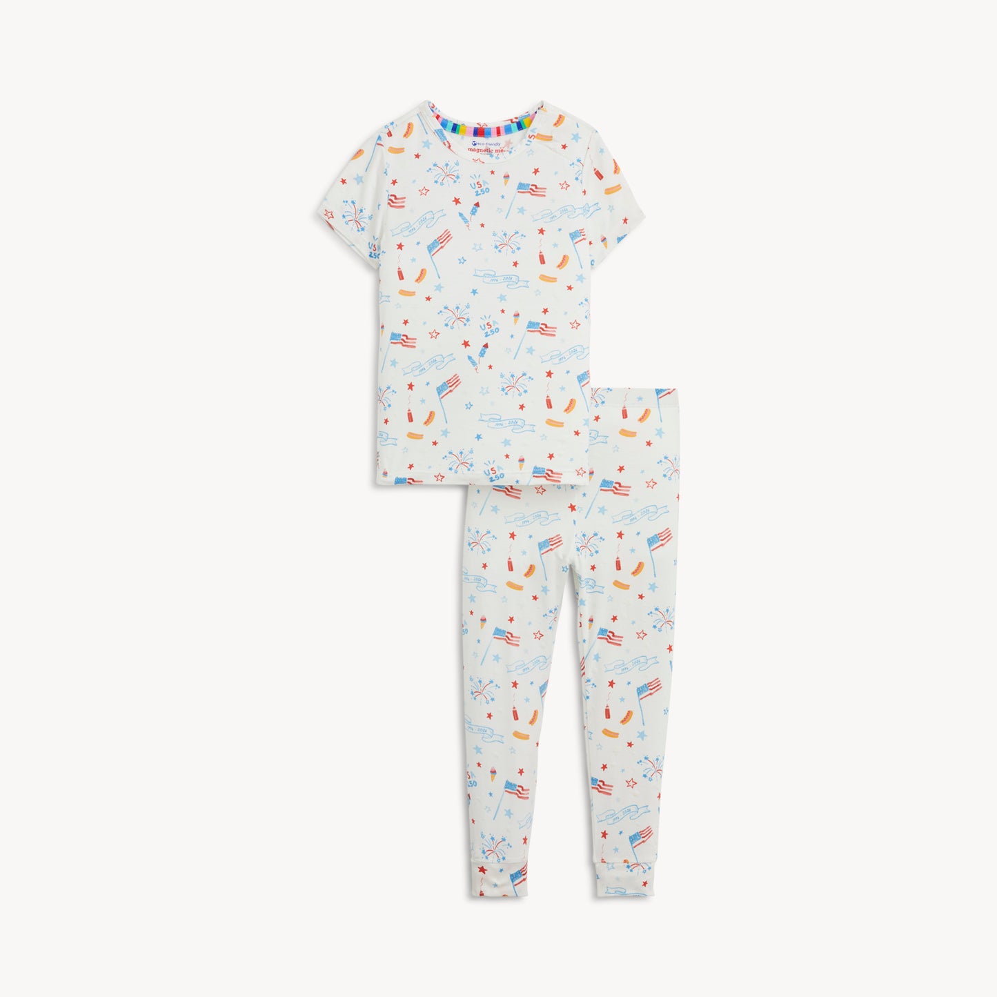 Usa 250 Modal Magnetic SS Long Pant PJ Set