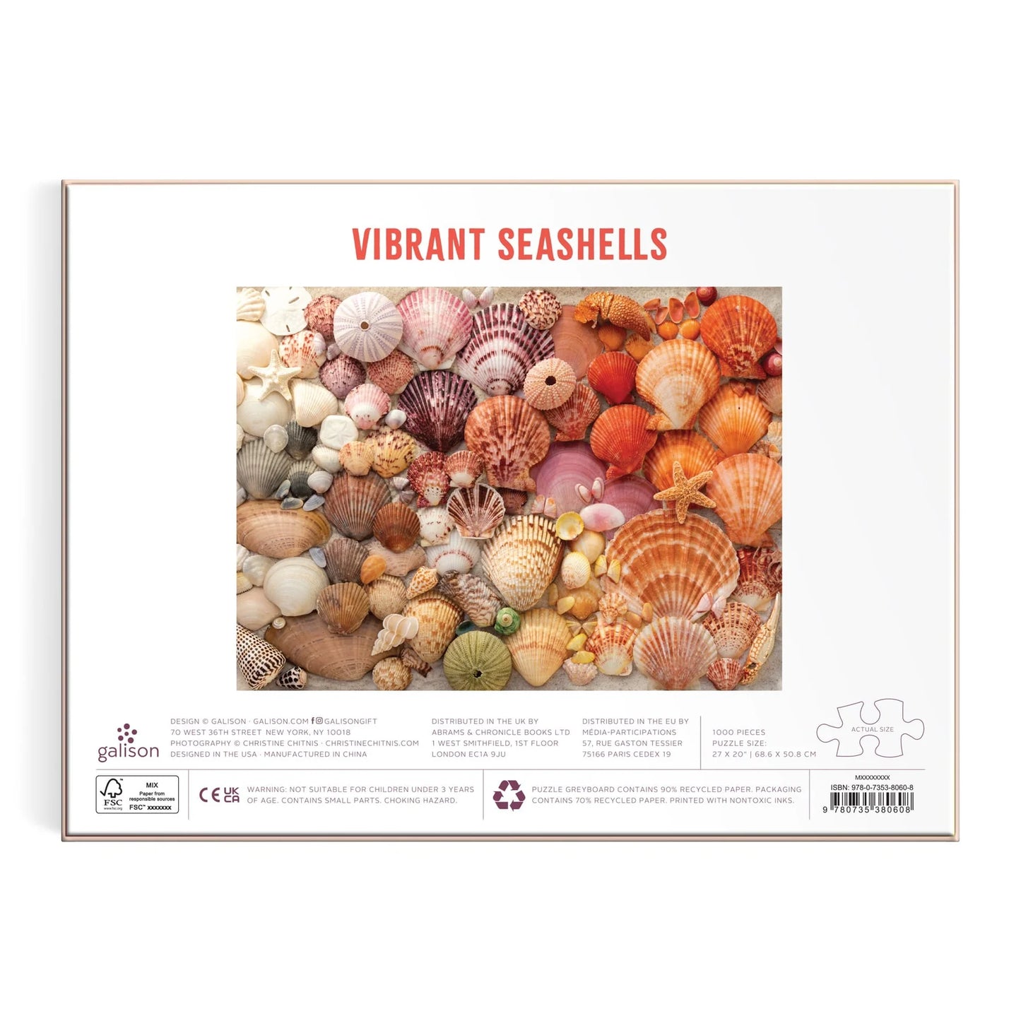 "Vibrant Seashells" Puzzle