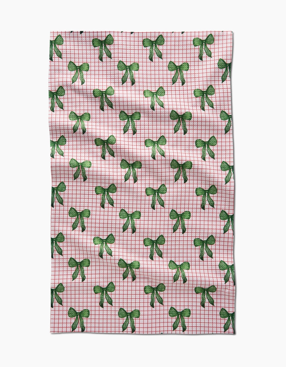 Ribbon and Cheer Tea Towel