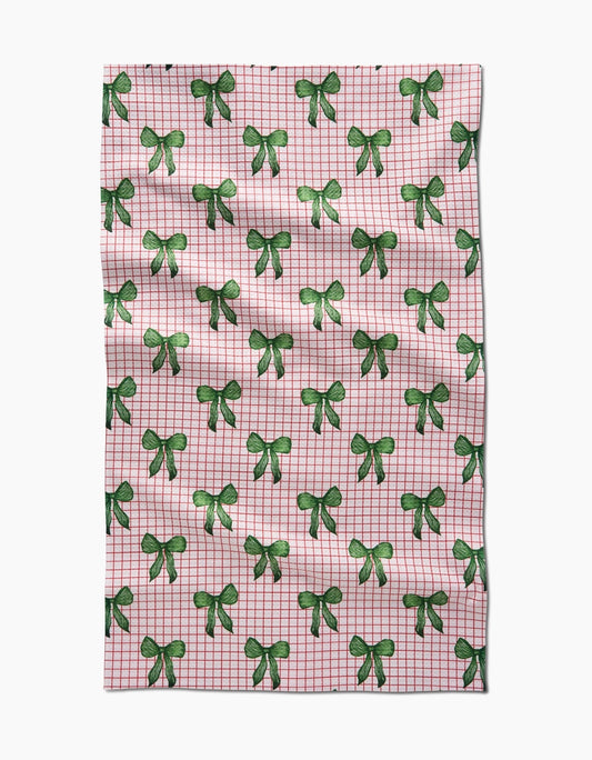 Ribbon and Cheer Tea Towel