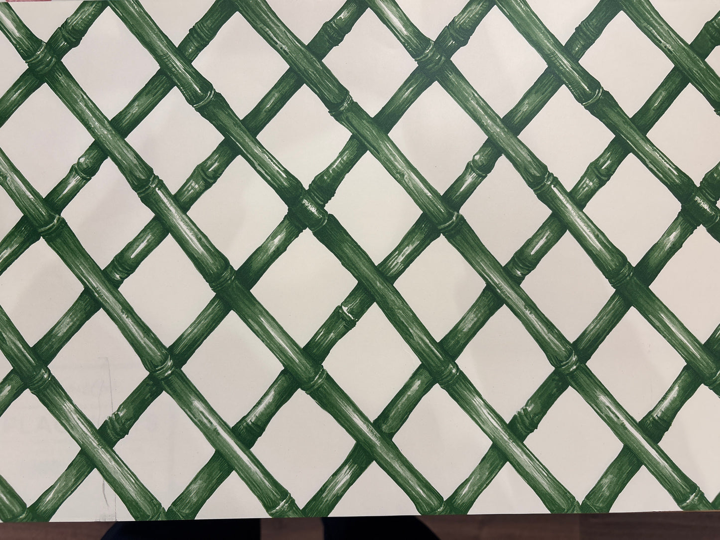 Green Lattice Placemat