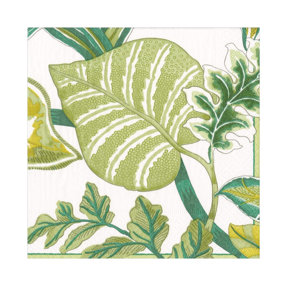 Caspari Florida-Ivory Napkin, Luncheon