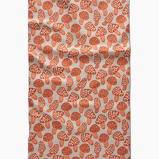 Many Mushrooms Tea Towel