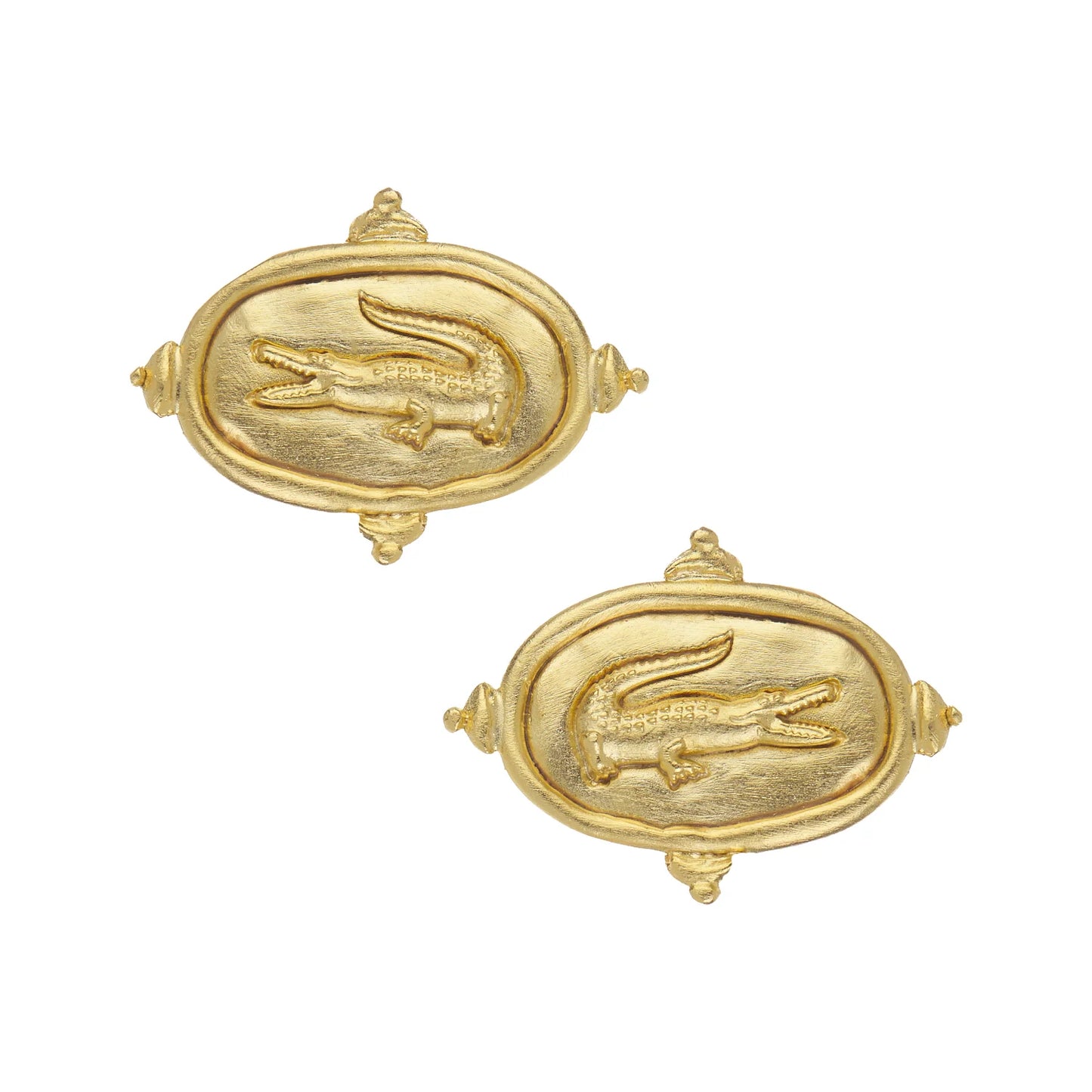 Alligator Intaglio Studs