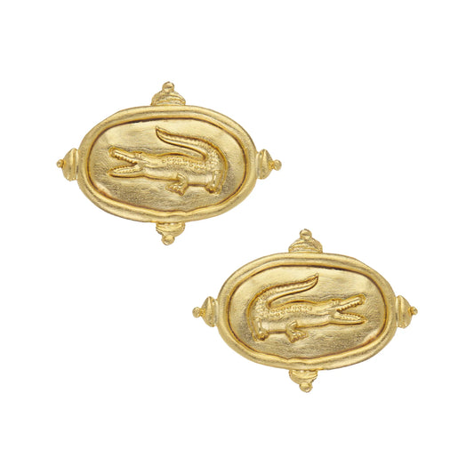 Alligator Intaglio Studs