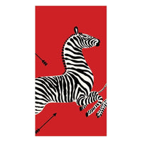 Red Zebras Napkin