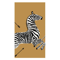 Gold Zebras Napkin