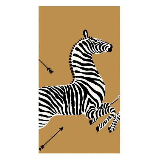 Gold Zebras Napkin