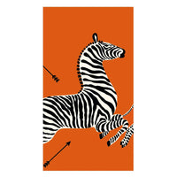 Orange Zebras Napkin